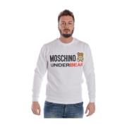 Moschino Huvtröja White, Herr