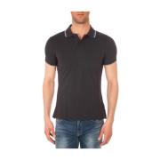 Armani Jeans Polo Shirts Black, Herr