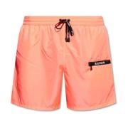 Balmain Badshorts med logotyp Pink, Herr