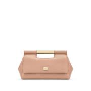 Dolce & Gabbana Beige Vitello Plonge Handväska Beige, Dam