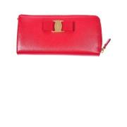 Salvatore Ferragamo Röd Läder Crossbody Väska Red, Dam