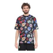 New Era NBA All Over Print T-shirt Multicolor, Herr