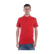 Daniele Alessandrini Polo Shirts Red, Herr