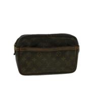 Louis Vuitton Vintage Pre-owned Canvas louis-vuitton-vskor Brown, Dam