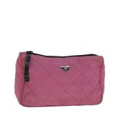 Prada Vintage Pre-owned Nylon prada-vskor Pink, Dam