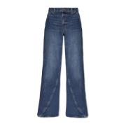 Anine Bing Utställda jeans Blue, Dam