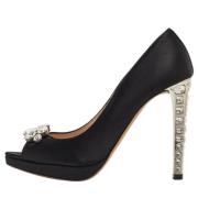 Miu Miu Pre-owned Pre-owned Satin klackskor Black, Dam