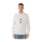 Emporio Armani Hoodies White, Herr