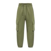 Balmain Sweatpants med logotyp Green, Herr