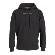 Tommy Jeans Hoodies Black, Herr