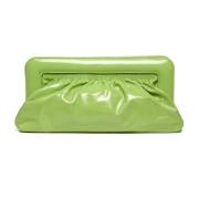 Gestuz Midi Patent Clutch - Mörk Citron Green, Dam