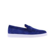 Santoni Herr Loafer Blue, Herr