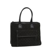 Gucci Vintage Pre-owned Canvas handvskor Black, Dam