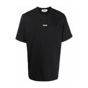 Msgm Svarta T-shirts och Polos Black, Herr