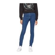 Calvin Klein Blå Skinny Jeans Blue, Dam