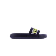 Versace Herr Pool Slide Sandaler Black, Herr