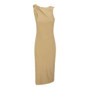 Sportmax Maxi Dresses Beige, Dam