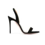 Aquazzura Svarta Nude Sandaler Black, Dam