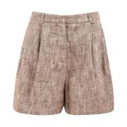 Drumohr Beige Casual Shorts för Män Beige, Dam