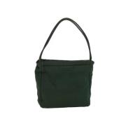 Prada Vintage Pre-owned Nylon prada-vskor Green, Dam