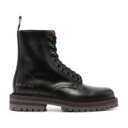Common Projects Lace-up Boots Black, Dam