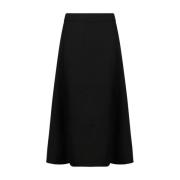 Jil Sander Svarta A-Linje Kjolar Black, Dam