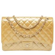 Chanel Vintage Pre-owned Laeder chanel-vskor Beige, Dam