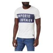 Emporio Armani T-Shirts White, Herr