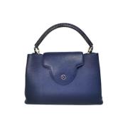 Louis Vuitton Vintage Pre-owned Laeder handvskor Blue, Dam