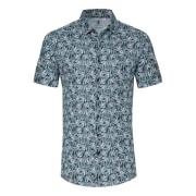 Desoto Short Sleeve Shirts Blue, Herr