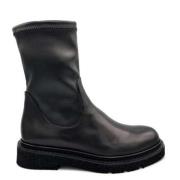 Guglielmo Rotta Elastiska ankelboots i läder Black, Dam