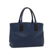 Bottega Veneta Vintage Pre-owned Tyg totevskor Blue, Dam