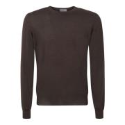 Drumohr Brun Merino Långärmad Sweatshirt Brown, Herr