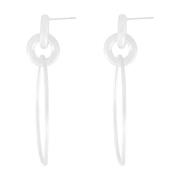 Dansk Copenhagen Earrings Gray, Dam