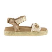 Mou Flat Sandals Gray, Dam