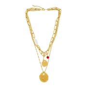 Dansk Copenhagen Necklaces Yellow, Dam