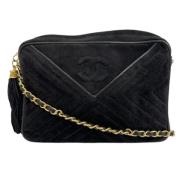 Chanel Vintage Pre-owned Mocka axelremsvskor Black, Dam