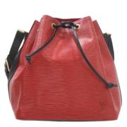 Louis Vuitton Vintage Pre-owned Laeder axelremsvskor Red, Dam