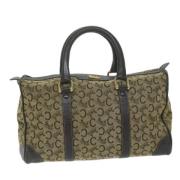 Celine Vintage Pre-owned Canvas handvskor Brown, Dam