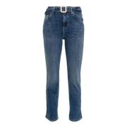 Liu Jo Straight Jeans Blue, Dam