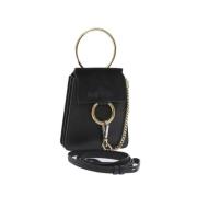 Chloé Pre-owned Pre-owned Mocka axelremsvskor Black, Dam