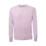 Malo Round-neck Knitwear Purple, Herr