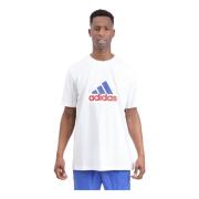 Adidas Sporty Badge Tee White, Herr