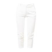 Pinko Cropped Trousers White, Dam