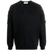 Stone Island Mysig Stickad Pullover Sweater Black, Herr