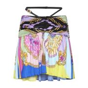 Versace Short Skirts Multicolor, Dam
