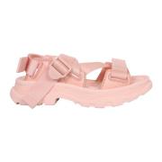 Alexander McQueen Flat Sandals Pink, Dam