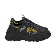 Versace Jeans Couture Svarta Sneakers Skor Black, Herr