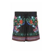 Versace Jeans Couture Svarta Shorts Multicolor, Herr