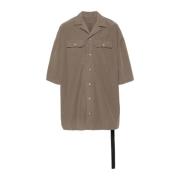 Rick Owens Magnum Tommy Shirt Brown, Herr